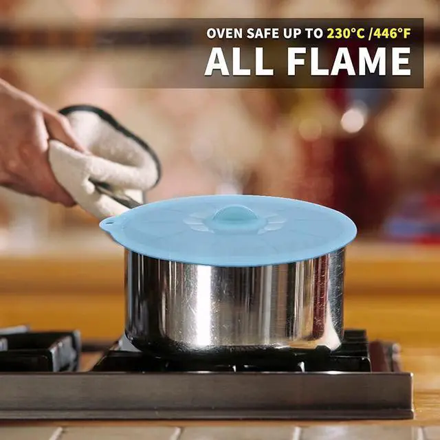 Alt view image 6 of 7 - Silicone Bowl Covers - Silicone Covers for Food Storage Lids for Pots and Pans BPA Free Bowl Lids Universal Lid for Pots and Pans Microwave Food Cover for Cooking