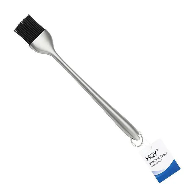 Alt view image 2 of 7 - Silicone Bristles with 12 Inch Stainless Steel Handle - Make Grilling Easy - 5 Year Guarantee
