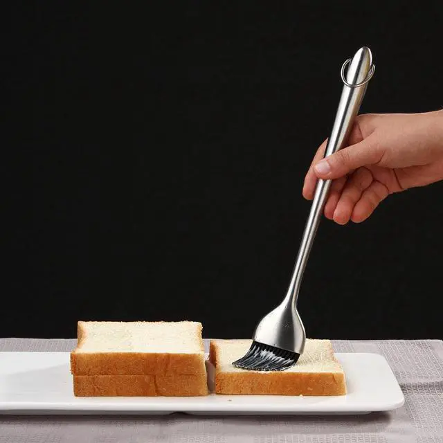 Alt view image 6 of 7 - Silicone Bristles with 12 Inch Stainless Steel Handle - Make Grilling Easy - 5 Year Guarantee