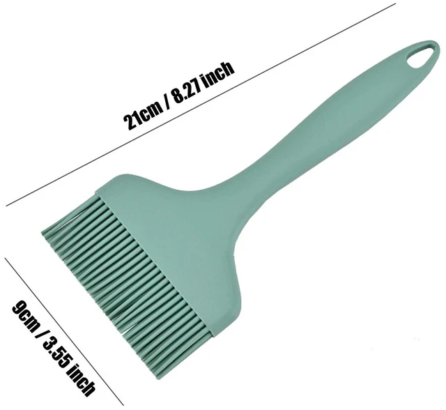 Alt view image 2 of 7 - Basting Brush Silicone Pastry Baking Brushes Large Grill BBQ Sauce Marinade Meat Glazing Oil Brush Heat Resistant, Kitchen Cooking Baste Pastries Cakes Desserts, Dishwasher Safe 2Pack (2)