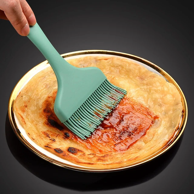Alt view image 4 of 7 - Basting Brush Silicone Pastry Baking Brushes Large Grill BBQ Sauce Marinade Meat Glazing Oil Brush Heat Resistant, Kitchen Cooking Baste Pastries Cakes Desserts, Dishwasher Safe 2Pack (2)