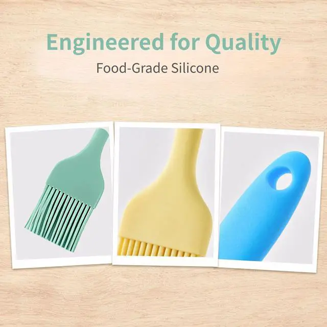 Alt view image 3 of 7 - Silicone Basting Brush 7Pcs, One-Piece Pastry Brush, Bpa Free