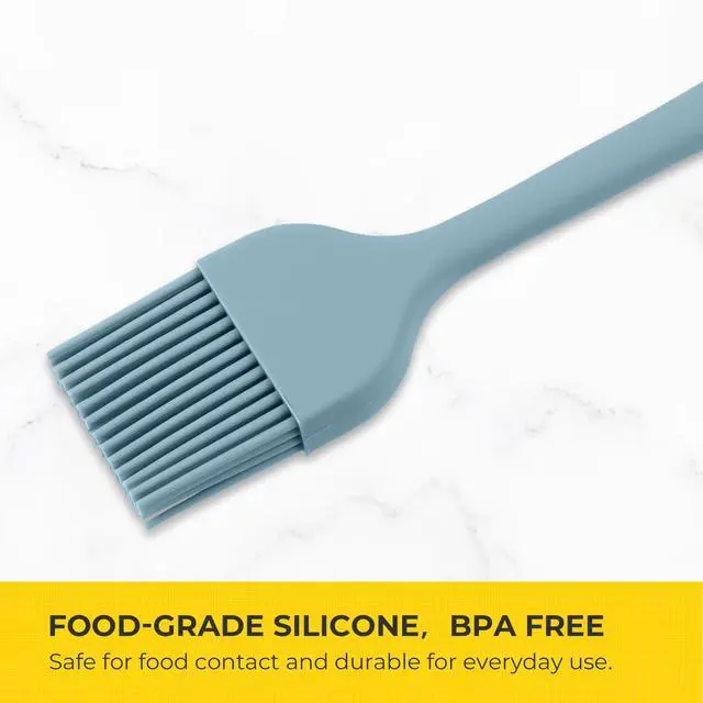 Alt view image 3 of 7 - Heat Resistant to 600°F, Food-Grade Platinum Silicone, Seamless 1-Piece Design, Non-Stick Safe, Dishwasher Safe,Teal Grey