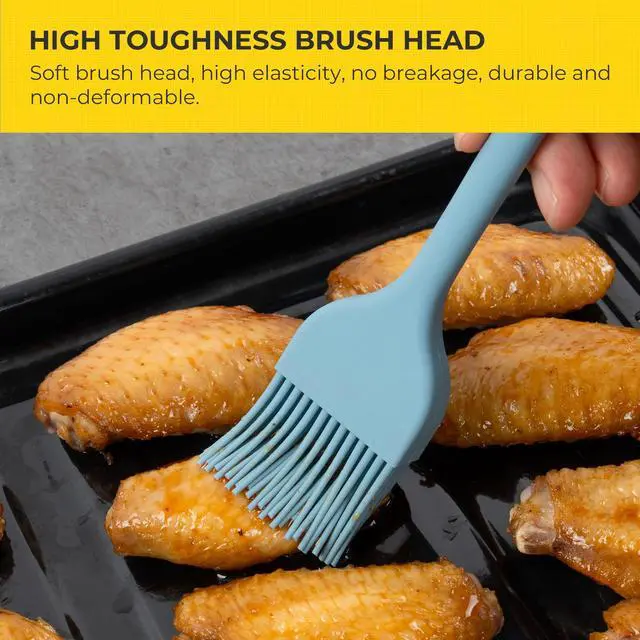 Alt view image 7 of 7 - Heat Resistant to 600°F, Food-Grade Platinum Silicone, Seamless 1-Piece Design, Non-Stick Safe, Dishwasher Safe,Teal Grey