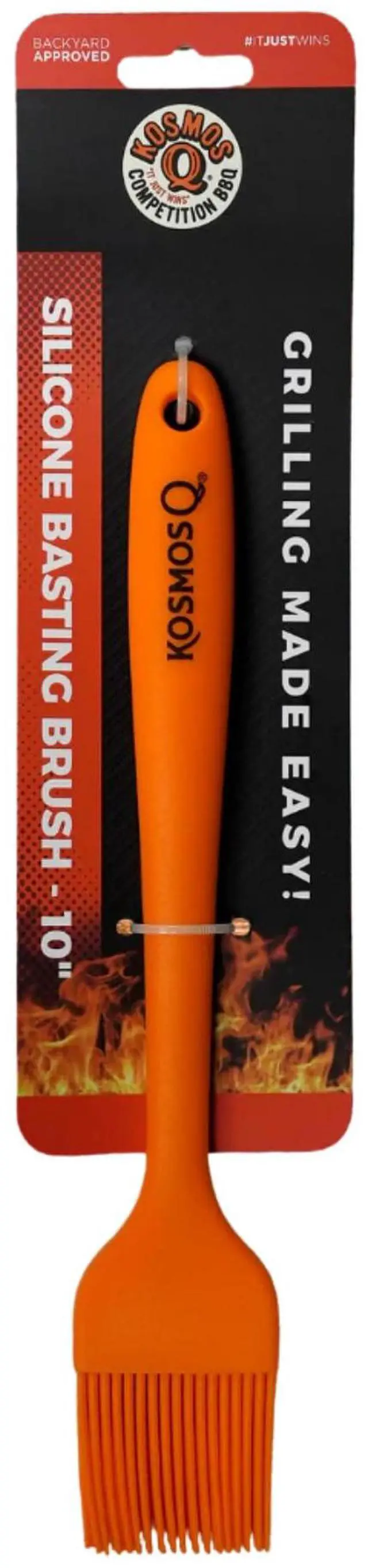 Main image of Silicone Basting Brush, Heat Resistant BBQ Brush with Flexible Silicone Bristles, Non-Slip Handle for Grilling, Baking, Marinades, Sauces & Butter, Dishwasher Safe, 8 Inch