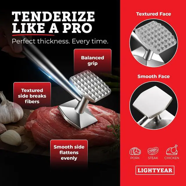 Alt view image 4 of 7 - Grillmaster Starter Kit 3-Piece Stainless BBQ Set