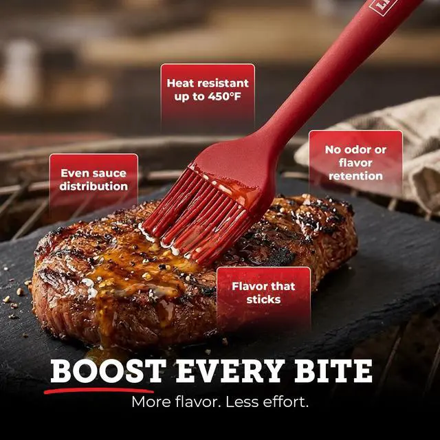 Alt view image 6 of 7 - Grillmaster Starter Kit 3-Piece Stainless BBQ Set