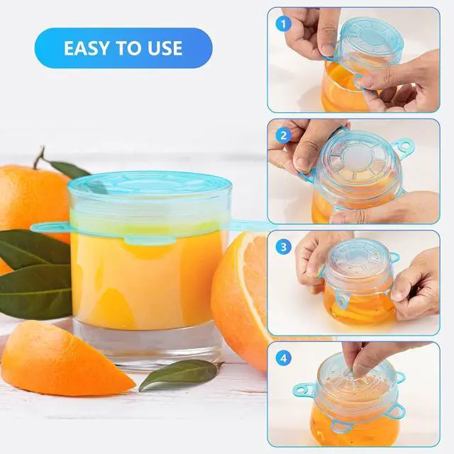 Alt view image 2 of 5 - Small Silicone Stretch Lids, 12PCS 2.6"/6.5cm Reusable Silicon Covers