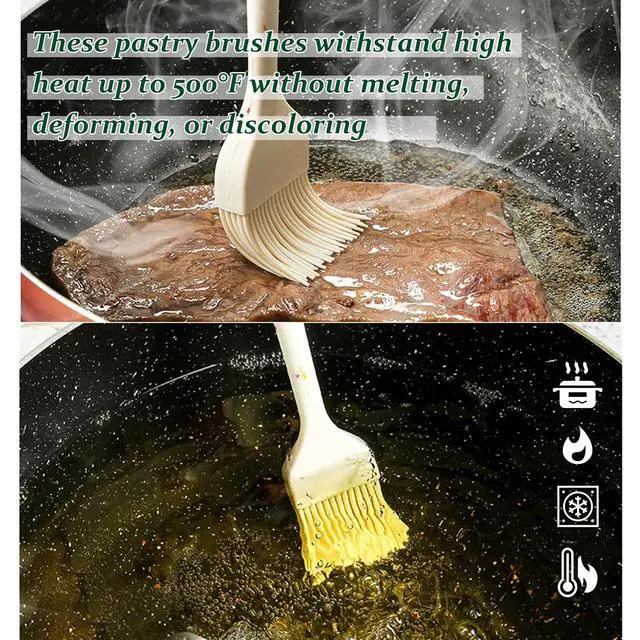 Alt view image 4 of 6 - Silicone Basting Brushes, BPA-Free Pastry Brush for BBQ