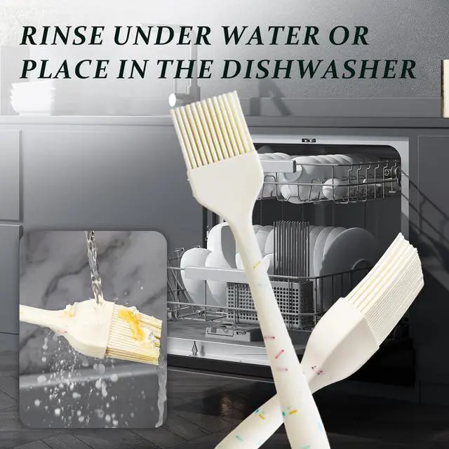 Alt view image 3 of 6 - Silicone Basting Brushes, BPA-Free Pastry Brush for BBQ