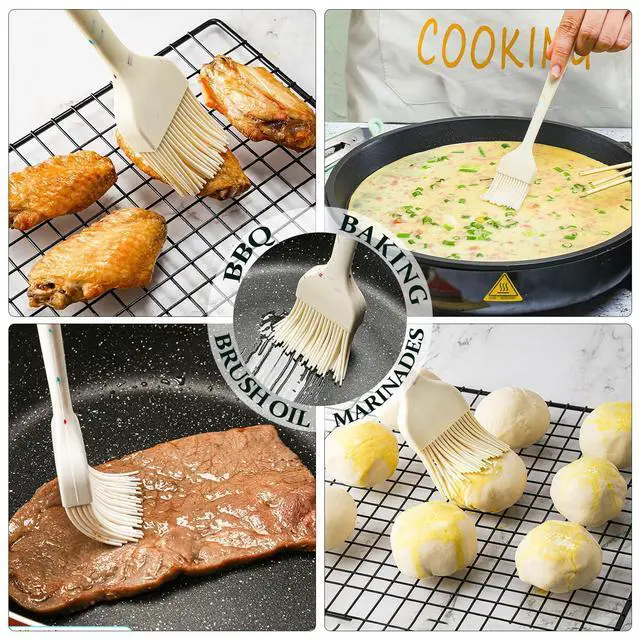 Alt view image 6 of 6 - Silicone Basting Brushes, BPA-Free Pastry Brush for BBQ