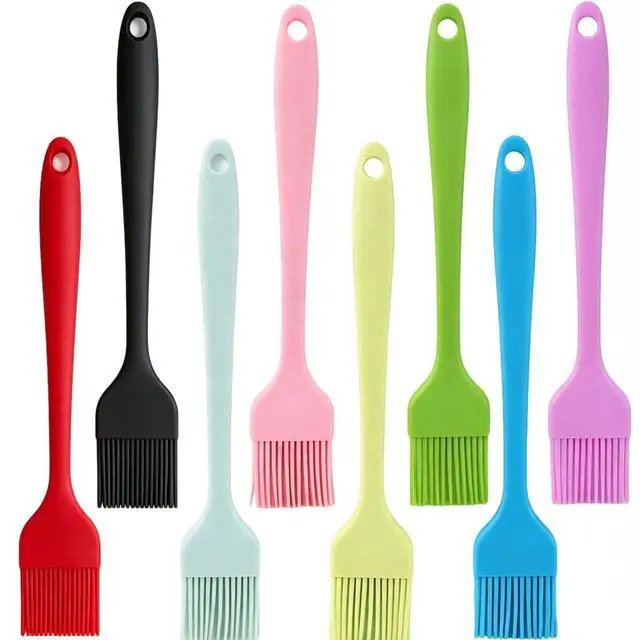 Main image of 8 Pcs Silicone Basting Brush 230 Heat Resistant BPA Free Silicone Marinading Meat Grill Basting Pastry Brush for Oil Butter Sauce Sausages Desserts Turkey Baster Grill Barbecue
