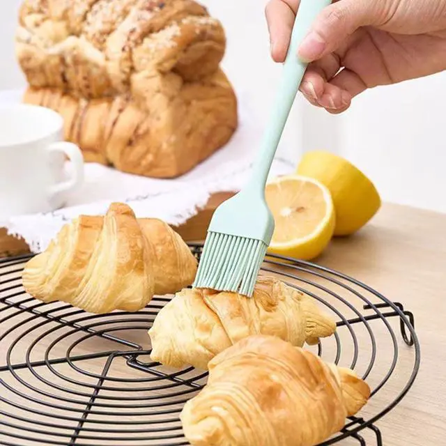 Alt view image 4 of 7 - 8 Pcs Silicone Basting Brush 230 Heat Resistant BPA Free Silicone Marinading Meat Grill Basting Pastry Brush for Oil Butter Sauce Sausages Desserts Turkey Baster Grill Barbecue