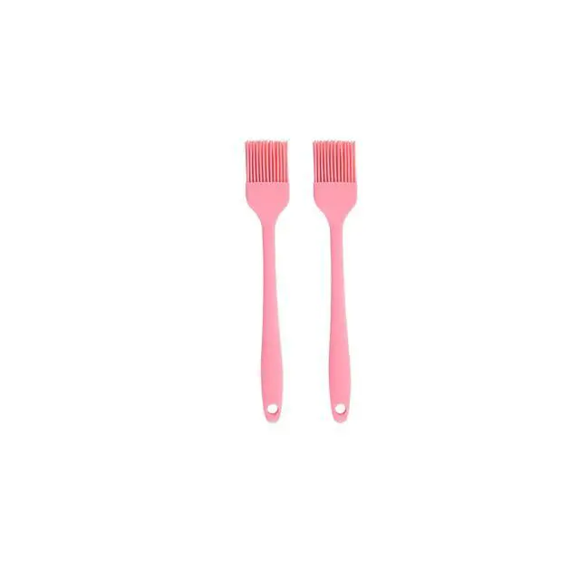 Main image of Silicone brush, Oil Brush for BBQ Kitchen Cooking Baking and Grilling (2 PCS,pink)