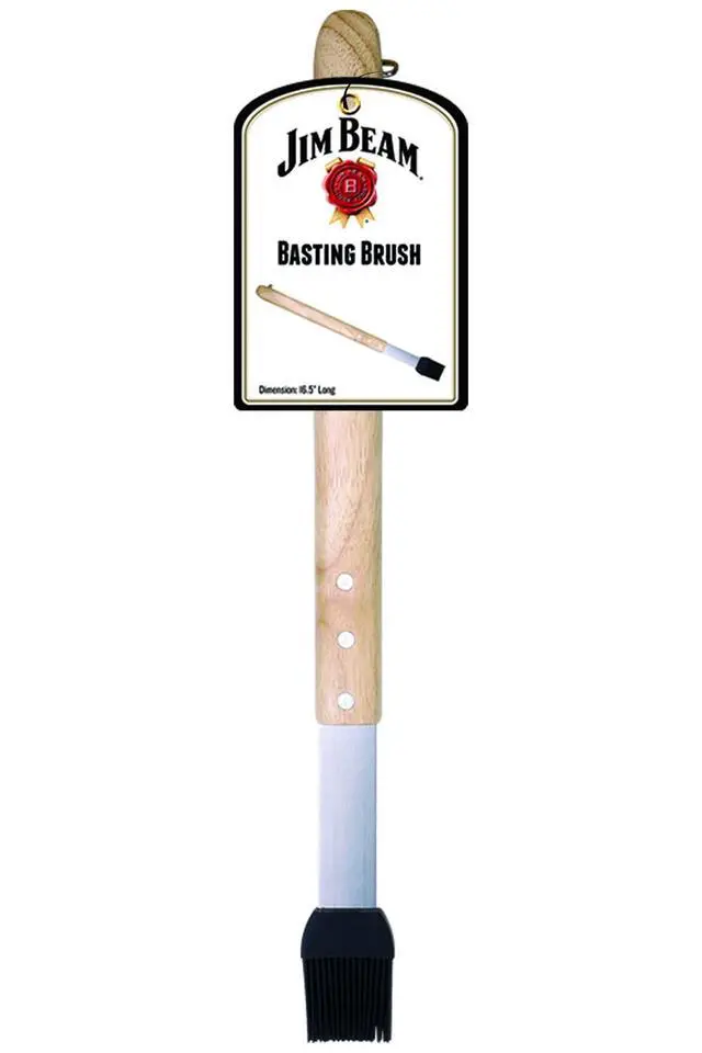 Alt view image 4 of 4 - Wooden Handle Silicone Head Basting Brush
