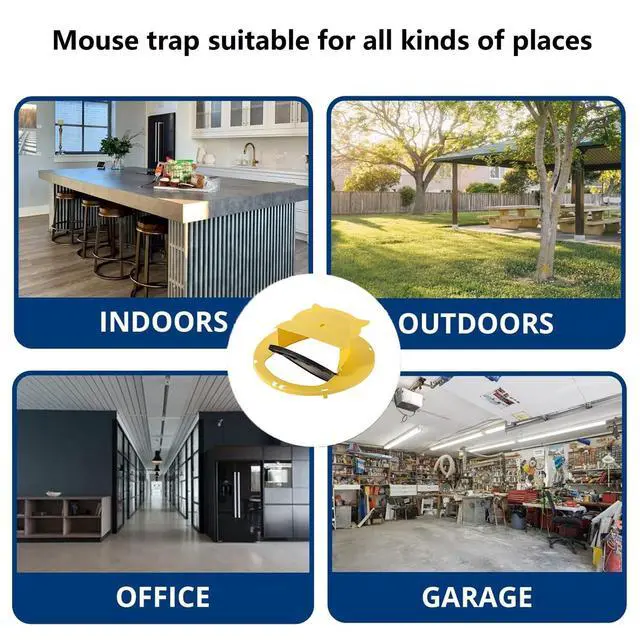 Alt view image 6 of 6 - Bucket Lid Mouse Trap,Auto Reset,Humane and Efficient Mouse Trap Bucket-2Pack