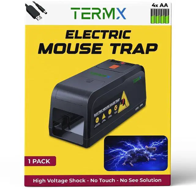Main image of Large Electric Rat Trap Mouse Traps for Indoor Home No Touch Instant Kill