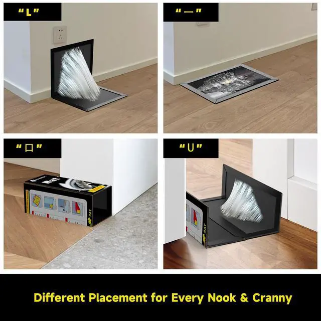Alt view image 4 of 6 - 12-Pack 13.8"x9.9"Extra Wide Rat Traps, Heavy Duty Glue Traps for Mice & Rats - Eco-Friendly Indoor Pest Control, Tunnel Design Rat Trap with Super Sticky Adhesive (Mouse Killer, Safe for Kids & Pets)