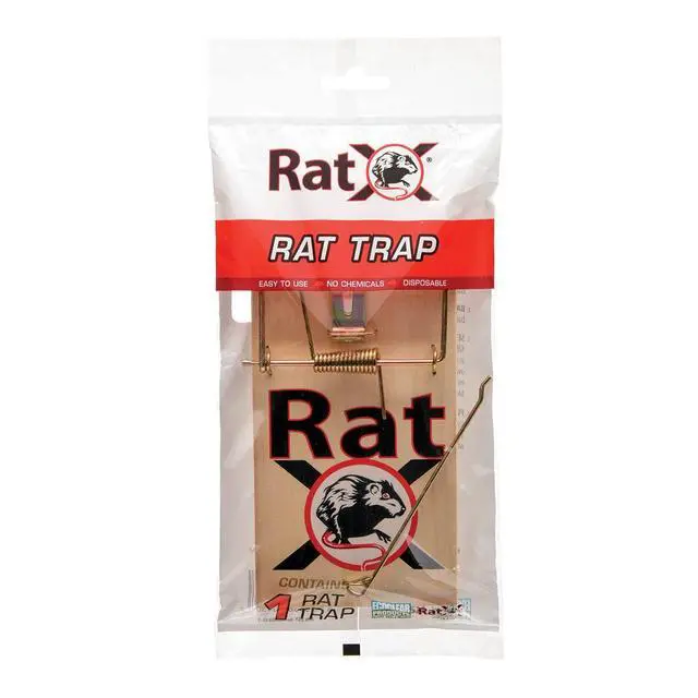 Alt view image 2 of 2 - RatX Rodent Control Wood Traps for Rats, Mice & Rodents Reusable, Poison Free | Indoor & Outdoor Use | Power Trap | Pack of 12