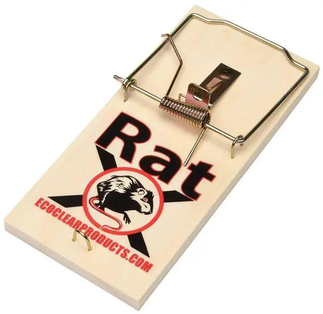 Main image of RatX Rodent Control Wood Traps for Rats, Mice & Rodents Reusable, Poison Free | Indoor & Outdoor Use | Power Trap | Pack of 12