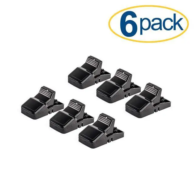 Alt view image 5 of 5 - Large Powerful Rat Traps - Kills Instantly with Powerful Steel Spring - Setup in Seconds - Wash & Reuse Over & Over - Hands Free Disposal - Rat Control Without Harmful Poisons (6)