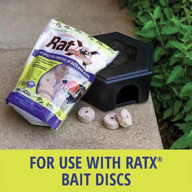 Alt view image 3 of 7 - Rodent Bait Station for Mice & Rats Indoor & Outdoor Use | Small Plastic Bait Box | Compact Size | Weatherproof, Reusable