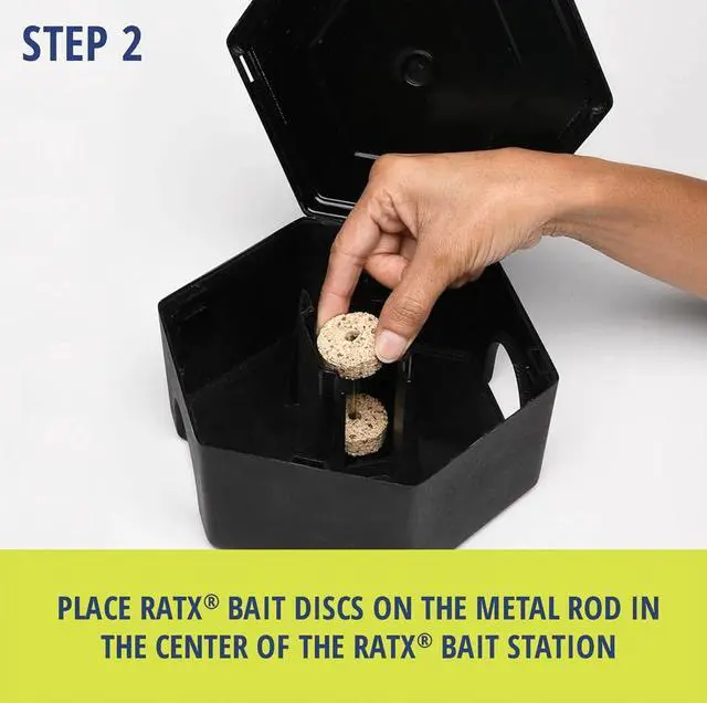 Alt view image 5 of 7 - Rodent Bait Station for Mice & Rats Indoor & Outdoor Use | Small Plastic Bait Box | Compact Size | Weatherproof, Reusable