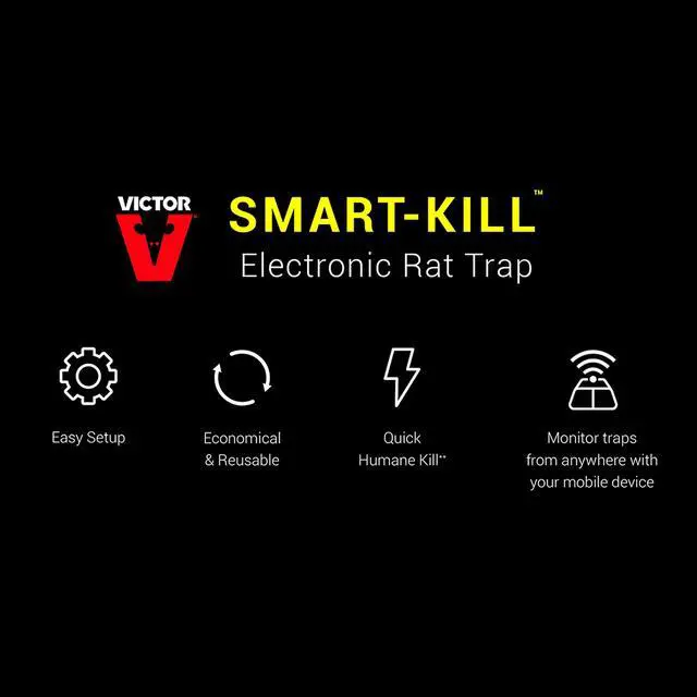 Alt view image 6 of 7 - Smart-Kill Humane Wi-Fi Enabled Electronic Rat Trap Killer - 2 Traps