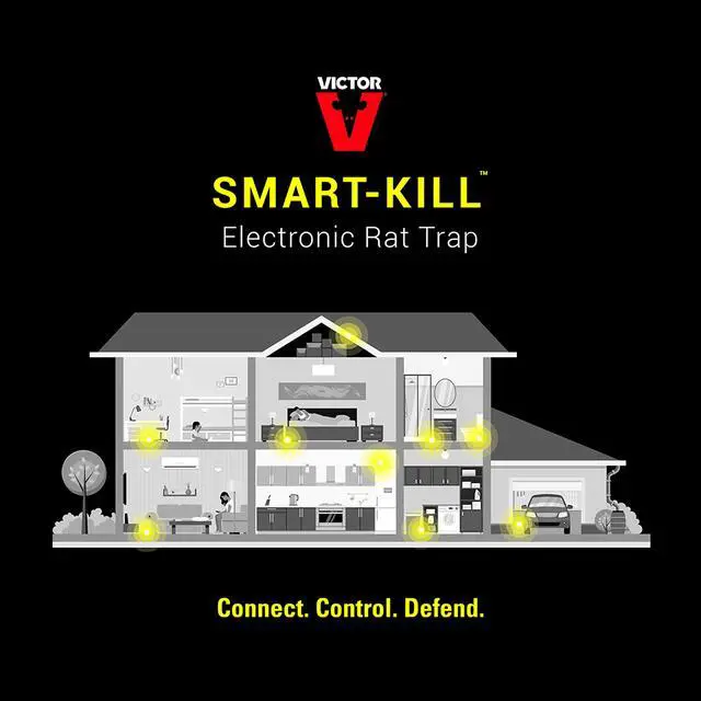 Alt view image 7 of 7 - Smart-Kill Humane Wi-Fi Enabled Electronic Rat Trap Killer - 2 Traps