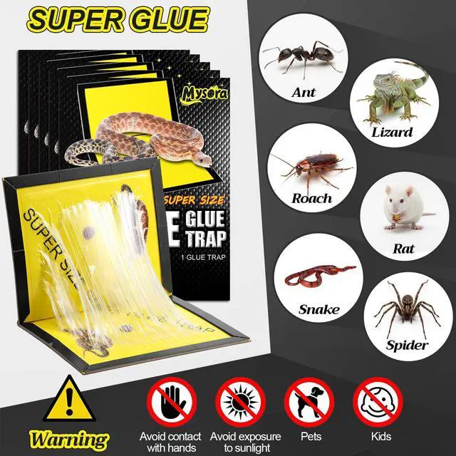 Alt view image 3 of 6 - Large Snake Glue Traps, Mice Rat Traps Glue Board