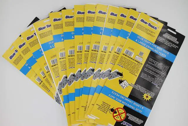 Alt view image 5 of 5 - Extra Large Strong Rats Glue Traps, Peanut Butter Scented Glue Boards for Mouse,Rats, mice, Snakes and Crawling pests