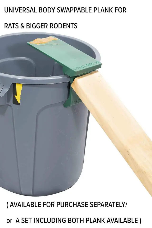 Alt view image 6 of 6 - Walk the Plank Bucket Mouse Trap | Water-Proof | Durable ABS Material | Auto-Reset | 5 Gallon Bucket Compatible | Mouse Traps Indoor for Home | Bucket flip lid