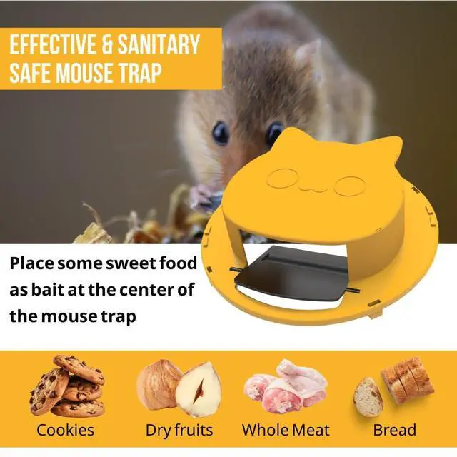 Alt view image 4 of 7 - 1 Pack Mouse Rat Trap Bucket Lids | Multi-Catch Auto Reset 5 Gallon Mouse Bucket Indoor for Home | Bucket Trap for Mice & Rats | Reusable Indoor & Outdoor Mouse Traps Bucket