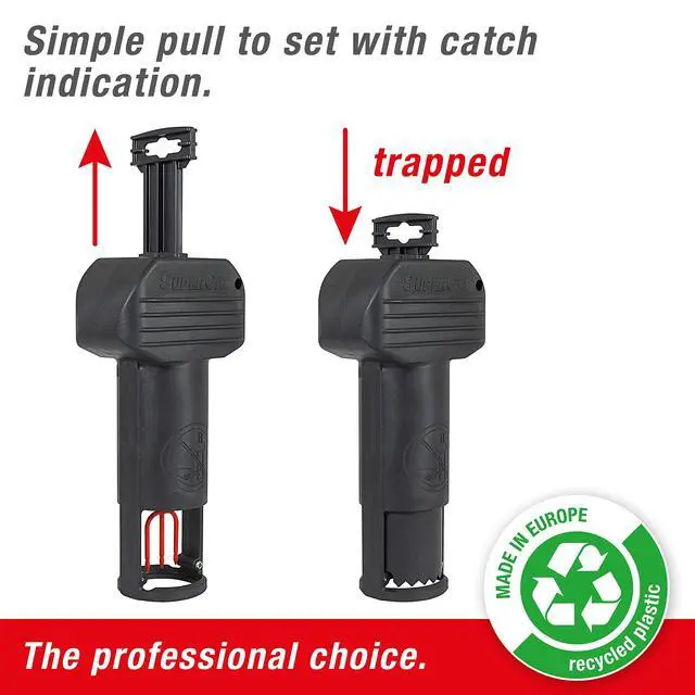 Alt view image 5 of 7 - Gopher & Vole Trap PRO SuperCat Reusable Tunnel Trap with Dual-Trigger System Easy to Set, Made in Europe High Catch Rate - 1 Pcs