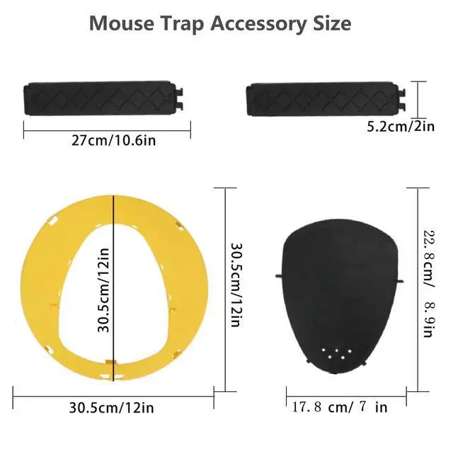 Alt view image 2 of 6 - Mouse Bucket Trap for 5 Gallon Bucket, Auto Reset Bucket Lid Mouse Trap, Reusable Rodent Catching Solution for Garage Basement Warehouse Indoor Outdoor(2PACK)