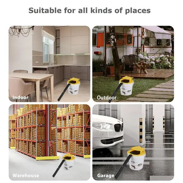 Alt view image 6 of 6 - Mouse Bucket Trap for 5 Gallon Bucket, Auto Reset Bucket Lid Mouse Trap, Reusable Rodent Catching Solution for Garage Basement Warehouse Indoor Outdoor(2PACK)