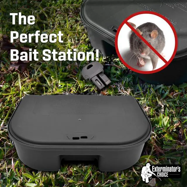 Alt view image 3 of 7 - Mice Bait Station Boxes (12 Pack, with 1 Key)