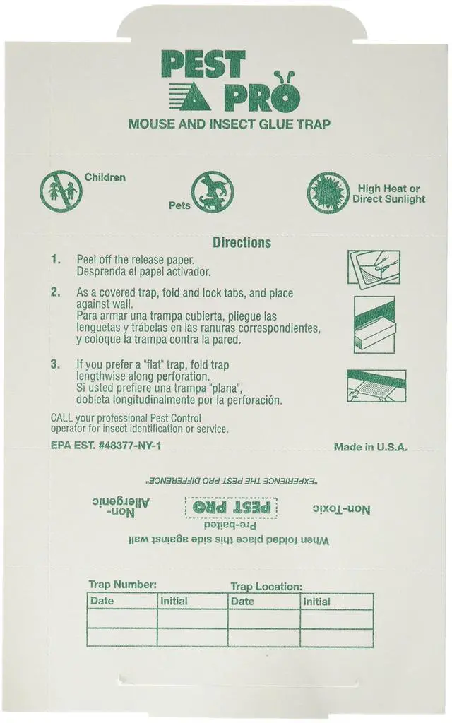 Main image of Pest Pro Mouse, Spider, Roach & Insect Glue Boards - 75 Count - Peanut Butter Scented (Non-Allergenic)