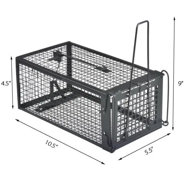 Alt view image 4 of 6 - Live Chipmunk Rat Trap Humane Vole Mouse Cage Trap
