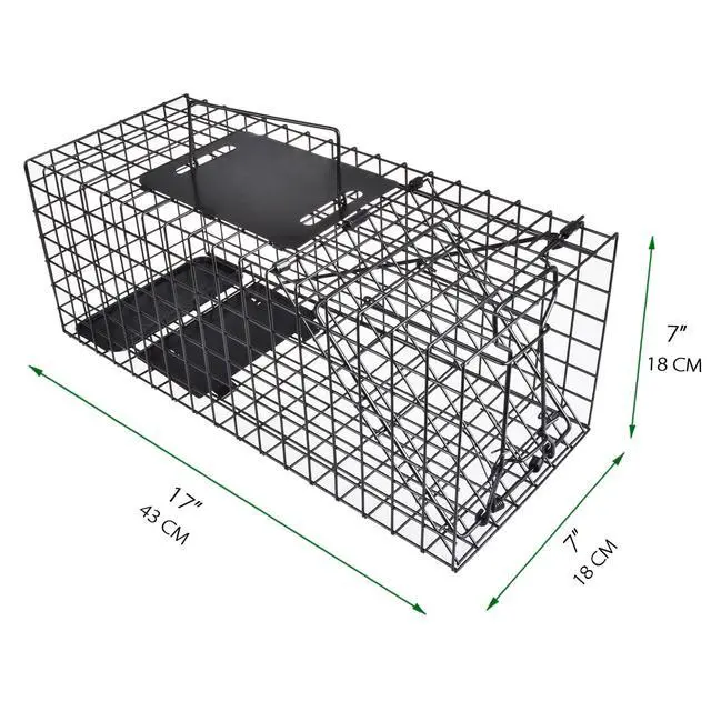 Alt view image 3 of 6 - Live Squirrel Trap Heavy Duty Humane Animal Cage Trap (No Assembly Required)