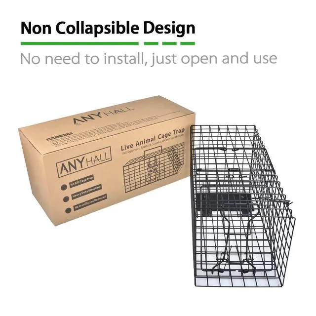Alt view image 4 of 6 - Live Squirrel Trap Heavy Duty Humane Animal Cage Trap (No Assembly Required)