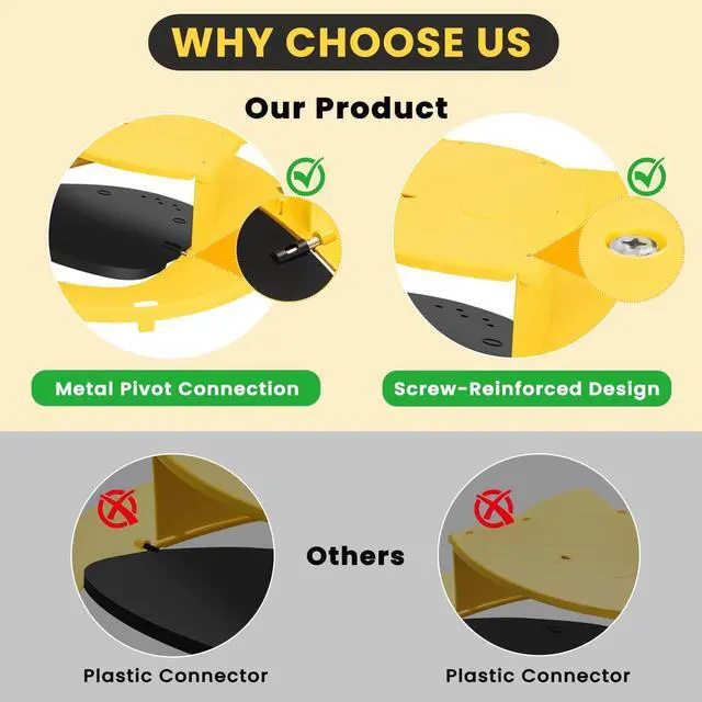 Alt view image 3 of 7 - Mouse Trap Bucket Lid, 5 Gallon Bucket Lid Mouse Rat Trap, Multi-Catch, Auto Reset, Reusable Mice Trap Lid for Indoor Outdoor Use