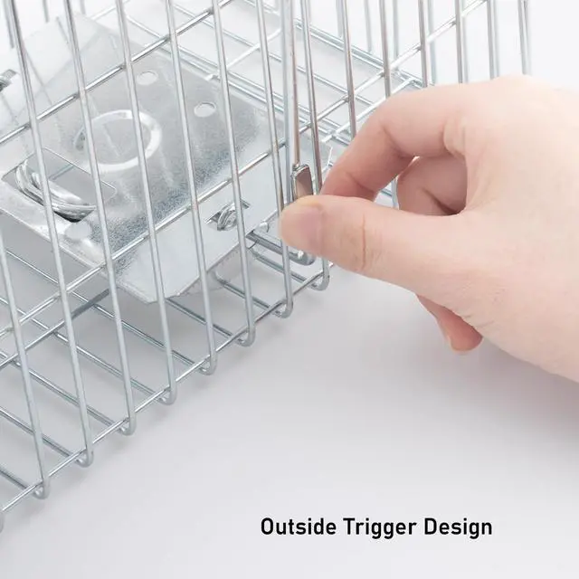 Alt view image 5 of 7 - Heavy Duty Squirrel Trap Chipmunk Trap Rat Trap and Other Similar-Size Rodents - 16.3 x 6 x 6.7