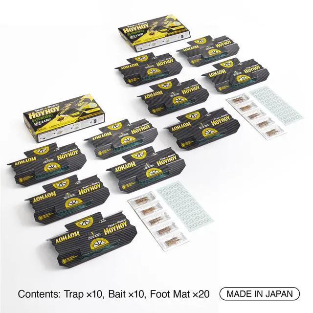 Alt view image 2 of 7 - Baited Glue Traps, Great for Home with Kids & Pets Indoor, Sticky Pest Control Trap, Roach Killer, Made in Japan