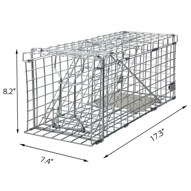Alt view image 4 of 6 - Squirrel Trap Foldable Heavy Duty Humane Live Animal Cage Trap (Not for Mouse)