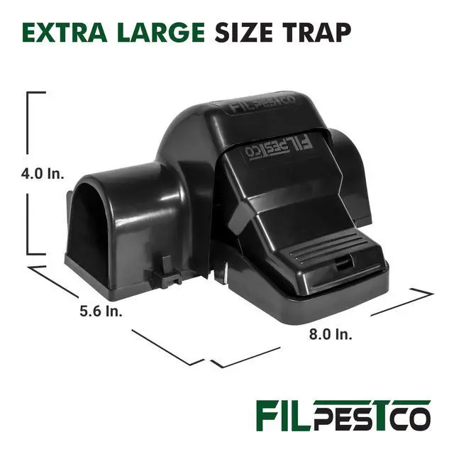 Alt view image 2 of 6 - Large Rats Traps, Mouse Traps, Tunnel Snap Trap, 4 Count