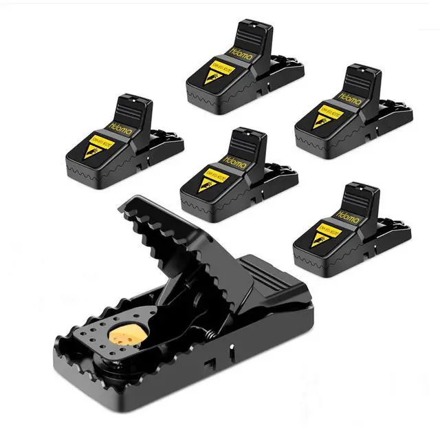 Main image of Mouse Trap, Mouse Traps That Work Small Mice Trap Outdoor Indoor Best Snap Traps for Mouse/Mice Safe and Reusable 6 Pack Quick Kill Mice Traps