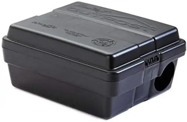 Main image of Outpost Rat Bait Station | Single Station Targets Small Mice Up to Large Rats | Position Horizontal or Vertical | Made in USA