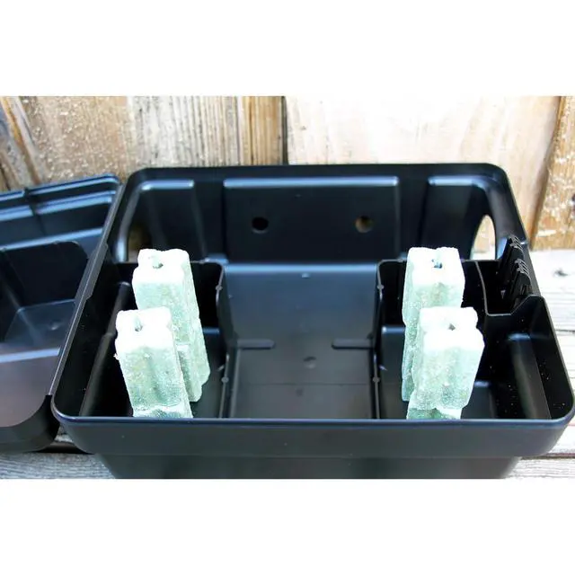 Alt view image 3 of 5 - Outpost Rat Bait Station | Single Station Targets Small Mice Up to Large Rats | Position Horizontal or Vertical | Made in USA