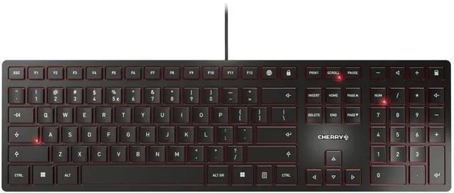 Main image of Slim Keyboard - USB Interface - English (US) - SX Keyswitch (Black)
